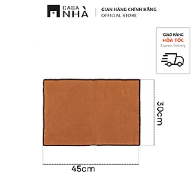 Mua Tấm lót bàn ăn vải cotton trơn 4 màu 30x45cm KALISA - Placemat 30x45cm