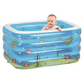 Mua Bể Bơi 4 Tầng Cho Bé Intime Cao Cấp Cỡ Lớn + Kèm Phao Đỡ Cổ