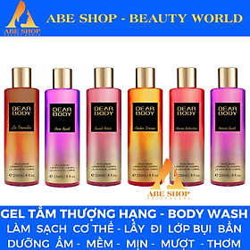 Gel Tắm Nước Hoa - Body Wash DEAR BODY 236ml - Làm Sạch Bề Mặt Cơ Thể - Giúp Da Mềm Mịn - Cấp Ẩm - Hương Thơm Hấp Dẫn