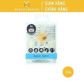 Bàn chải đánh răng kiêm gặm nướu silicon cho bé Marcus & Marcus, từ 6 tháng - Lola