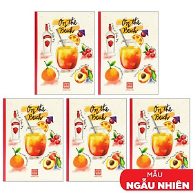 Combo 5 Vở Cocktail - Kẻ Ngang Có Chấm 120 Trang ĐL 70g/m2 - Hồng Hà 1428 (Mẫu Màu Giao Ngẫu Nhiên)