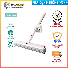Mua HOẢ TỐC - Cây lau nhà tự vắt thông minh đầu vắt xốp PVA cao cấp SAMONO SCM010 - Hàng chính hãng