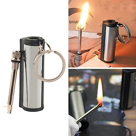 Mua Bật Lửa Diêm Xăng Tròn Sinh Tồn Xài Xăng  Hộp Quẹt Diêm Xăng Vĩnh Cửu Tròn Có Móc Treo Chìa Khóa Đính Kèm Rất Tiện Lợi