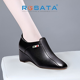 Giày thể thao nữ đế bằng mũi nhọn tăng chiều cao 4cm êm chân ROSATA RO623