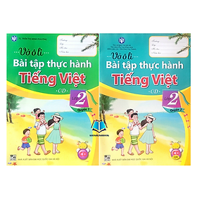 Sách - Combo vở ô li bài tập thực hành tiếng việt lớp 2 - quyển 1 + 2 (Cánh Diều)