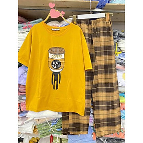 QUẦN CARO LƯNG THUN BAGGY ỐNG SUÔNG