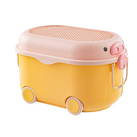 Mua Thùng Đựng Đồ Chơi Hình Heo Có Bánh Xe Cho Bé