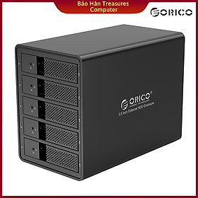 Mua Hộp ổ cứng Orico 9558U3-BK 3.5  5 khe cắm SATA 3 USB 3.0 Type B - Hàng Chính Hãng
