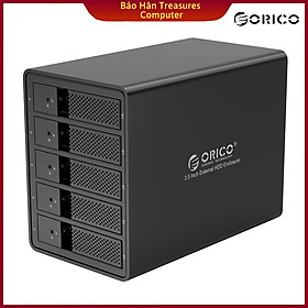 Mua Hộp ổ cứng 3.5   5 khe cắm SATA 3 USB 3.0 Type B ORICO 9558U3-BK Hàng Chính Hãng