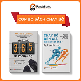 Sách PANDABOOKS Combo 2 cuốn Chạy bộ đến già + Nhật ký 365 ngày chạy bộ