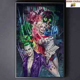 Tranh Canvas Tranh treo tường trang trí SIÊU ANH HÙNG -THE JOKER 9