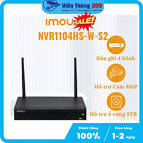 Mua Đầu ghi hình Wifi 4 kênh IMOU NVR1108HS-W-S2  đầu ghi imou không dây - Hàng chính hãng