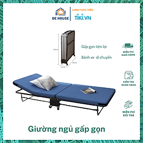 Mua Giường Gấp Di Động Thư Giãn Đa Năng Kèm Đệm - Hàng Nhập Khẩu