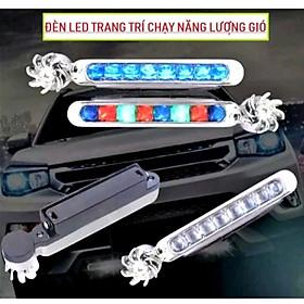 BỘ 2 ĐÈN LED NĂNG LƯỢNG GIÓ SÁNG MÀU SẮC CỰC ĐẸP LẮP XE MÁY ÔTÔ XE ĐIỆN 