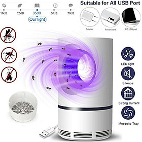 Mua Đèn Bắt Muỗi - Máy bắt muỗi Mosquito Killing Công Nghệ Đèn LED Dùng Nguồn USB