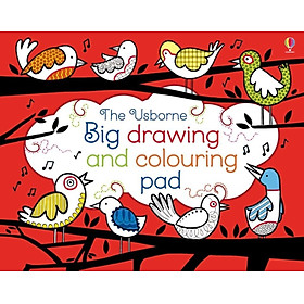 Sách tô vẽ thiếu nhi tiếng Anh: Drawing and Colouring Pad - Usborne Publishing Ltd