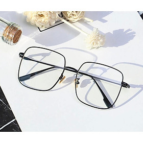 Kính Mắt Nam Nữ Chống Ánh Sáng Mắt Vuông To Oversize Ulzzang Hàn Quốc - Hàng cao cấp