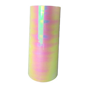 Permanent Glossy Rainbow Film Holographic Vinyl for Package Bow Applique DIY