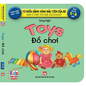Sách - Baby'S First Picture Dictionary - Từ Điển Bằng Hình Đầu Tiên Của Bé - Đồ chơi - Toys - Bìa Cứng - Việt Thư