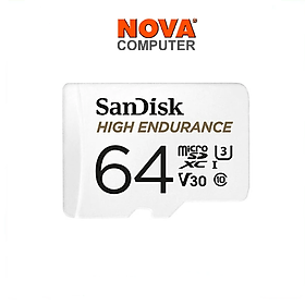 Thẻ nhớ MicroSD Sandisk High Endurance 64GB (SDSQQNR-064G-GN6IA)- Hàng chính hãng