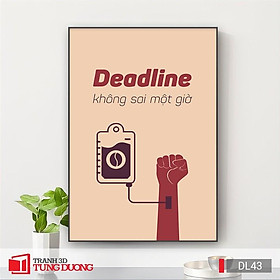 Mua Tranh treo tường động lực văn phòng câu nói slogan truyền cảm hứng  tranh canvas trang trí DL09