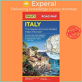 Sách - Philip's Italy Road Map by Philip&#x27;s Maps (UK edition, paperback)