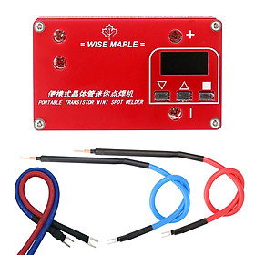 Portable Transistor Mini Lithium Battery Spot Welding Machine 3 Working Modes Adjustable Suitable for 0.1-0.12mm Nickel