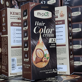 Kem Nhuộm Phủ Bạc M.Pros A2 - Nâu Đen