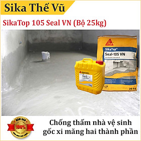 Chống thấm nhà vệ sinh gốc xi măng hai thành phần - SikaTop Seal 105 (bộ 25kg)