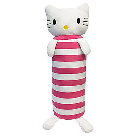 Gấu Bông Mèo Hello Kitty (65 Cm) G58 (Tặng 1 Móc Khóa Dây Da Pu Đính Đá Lấp Lánh)