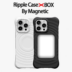 Ốp Lưng Ripple CASETiFY Cho iPhone 13Promax – Ốp Silicon Gợn Sóng Lì, Chống Sốc, Hỗ Trợ Sạc Từ Tính.Hàng Nhập Khẩu