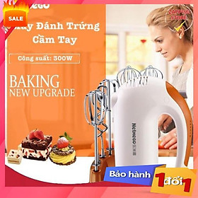 Mua Sale Máy đánh trứng cầm tay Netmego 300W   dụng cụ làm bánh  máy đánh trứng máy nhào bột