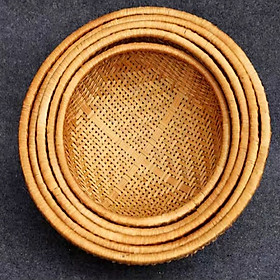 Rổ tre tròn đan thưa