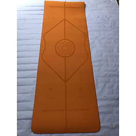 Thảm yoga định tuyến 8mm TPE(kèm túi đựng+dây buộc thảm )-Hoa văn ngẫu nhiên