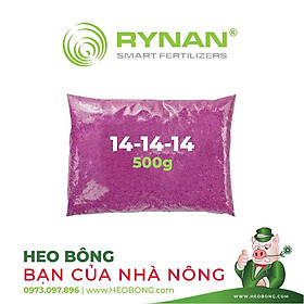 (Túi 500G) Phân thông minh RYNAN 240 (14-14-14) chuyên bón cây hoa hồng RA BÔNG - LÂU TÀN -TAN CHẬM 3 THÁNG