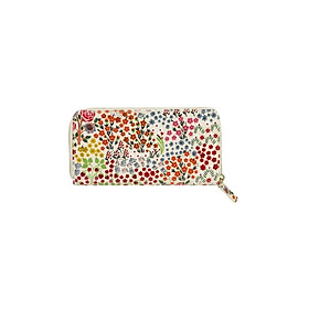 Cath Kidston - Ví nữ dài/Continental Zip Wallet - Kingdom Ditsy - Cream -1042085