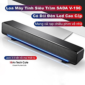 Loa Máy Tính Doron V-196 - Âm Thanh Siêu Trầm 4D, Bass Êm - Hàng Chính Hãng