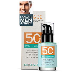 KEM CHỐNG NẮNG TRANG ĐIỂM COLLAGEN+ 2IN1 SPF45+++ 30ml LANGCE dành cho Nam