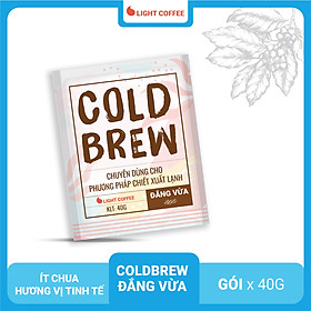 BÁO GIÁ Cà Phê Light Coffee | Shopee Lazada Sendo Tiki mới nhất 42 Cà phê pha Cold brew Light Coffee đắng vừa - túi 40gr