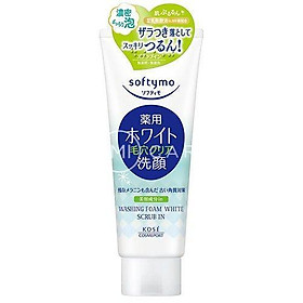 SỮA RỬA MẶT SOFTYMO WASHING FOAM WHITE SCRUB IN 150G
