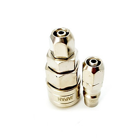 Mua Đầu nối hơi/ khớp nối nhanh máy nén khí ra dây 5x8mm/ 6.5x10mm/ 8x12mm