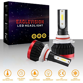 2PCS Mini Led Bulb Car Headlight H11 H1 H8 H9 H3 9005 / HB3 9006 / HB4 100W 20000LM 6000K Car Headlight