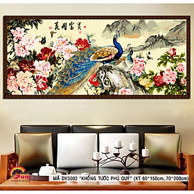 Mua Tranh sơn dầu số hóa tự tô màu Gam DV3002 60x150cm không khung