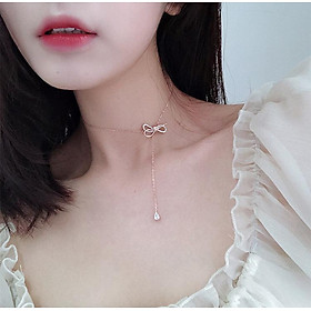 Dây chuyền nơ cách điệu nữ tính