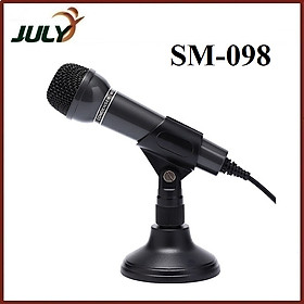 MICRO CHO MÁY TÍNH SM-098 GIẮC 3.5 LY, THU ÂM , CHAT VOICE, LIVESTREAM - JL