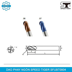 Dao phay cầu Speed Tiger SFUBT0804