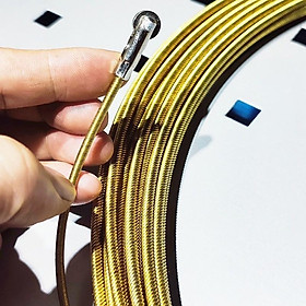 Dây mồi luồn ống đầu bánh xe làm bằng cáp lụa đường kính 4mm ,dây mồi dây luồn ống dây điện sợi cáp vàng
