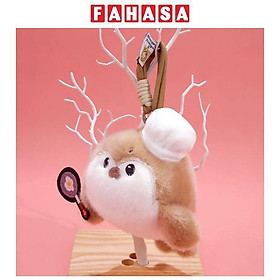 Móc Khóa Thú Bông Hải Cẩu Cosplay Đầu Bếp 15 cm - ZooZoo 1512026 - Màu Nâu