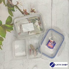 Mua Hộp Bảo Quản Thực Phẩm LocknLock Chia Ngăn (Ngăn Có Thể Nhấc Ra)  Khóa 4 Cạnh  Ron Silicone -Nhiều Size