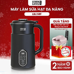 Mua Máy làm sữa hạt đa năng Lebenlang LBL1589  làm sữa nhanh trong 25 phút  công suất 600W  dung tích 1L  bảo hành 2 năm - hàng chính hãng